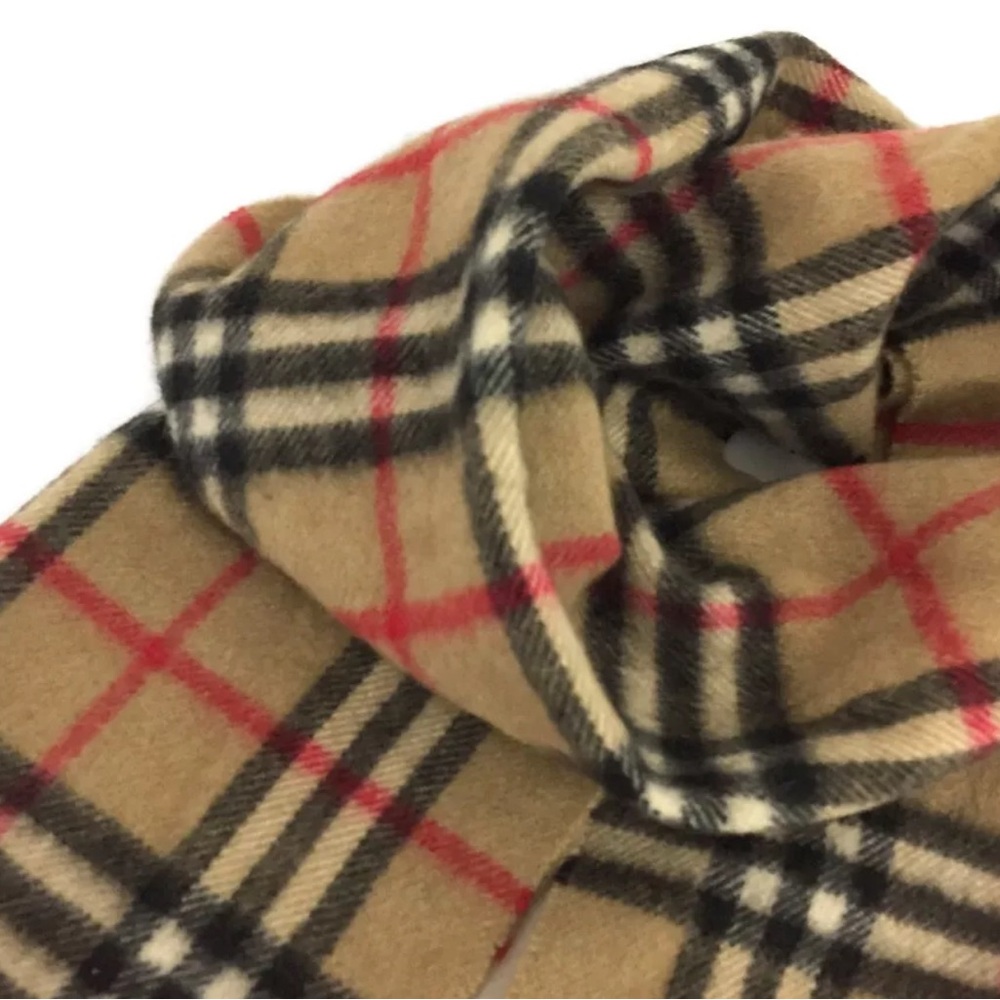 Authentic Burberrys Check 100% Cashmere Stole Scarf Multicolor - Picture 2 of 9